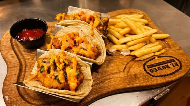 Fish & Chips Tacos.