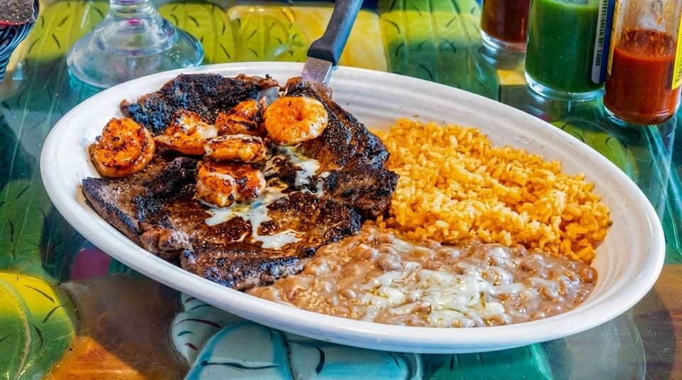 Steak & Shrimp.