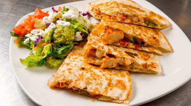 Shrimp Quesadilla.