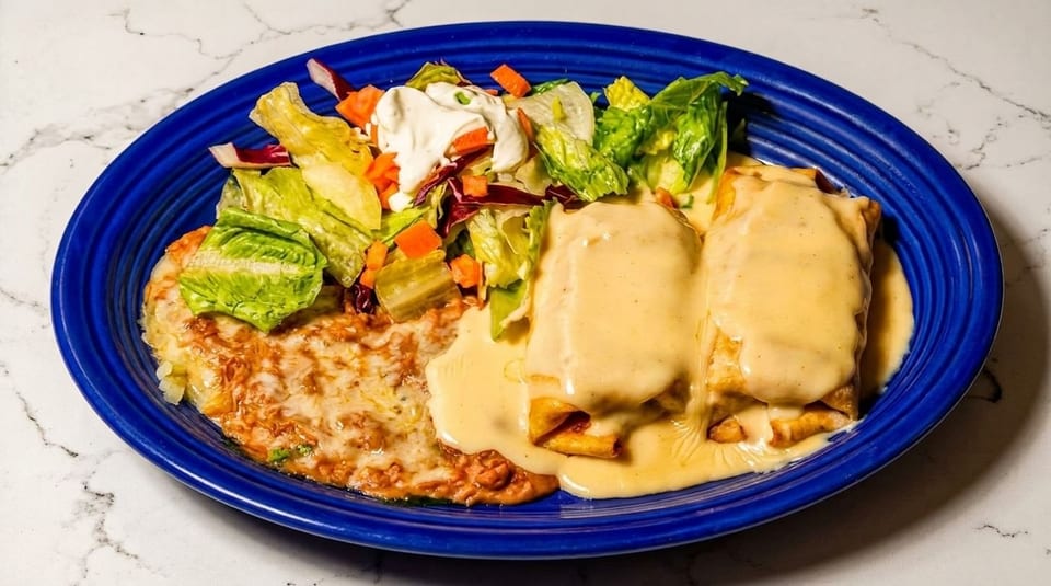 Chimichangas.
