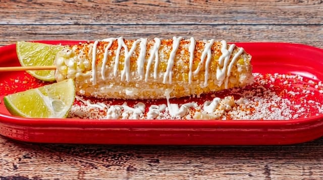 Elote Mexicano.