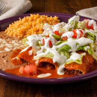 Lunch Enchiladas Supreme